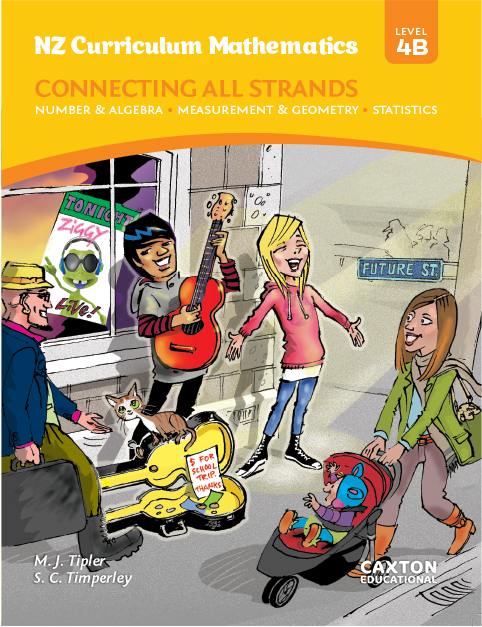 NZ Curriculum Mathematics - Connecting All Strands, Level 4B, NZ Maths Book