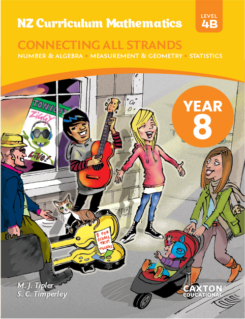 NZ Curriculum Mathematics - Connecting All Strands, Level 4B, NZ Maths Book